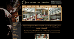 Desktop Screenshot of cardiffviolins.co.uk
