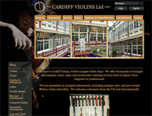 Tablet Screenshot of cardiffviolins.co.uk